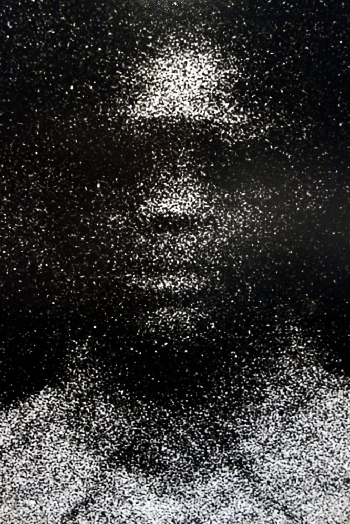 Trent Parke (Australian, b. 1971) 'The camera is god (street portrait series)' 2013 (installation view detail)