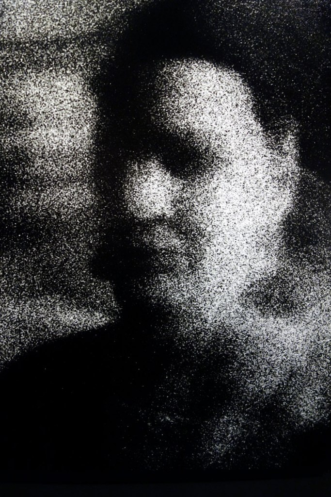 Trent Parke (Australian, b. 1971) 'The camera is god (street portrait series)' 2013 (installation view detail)