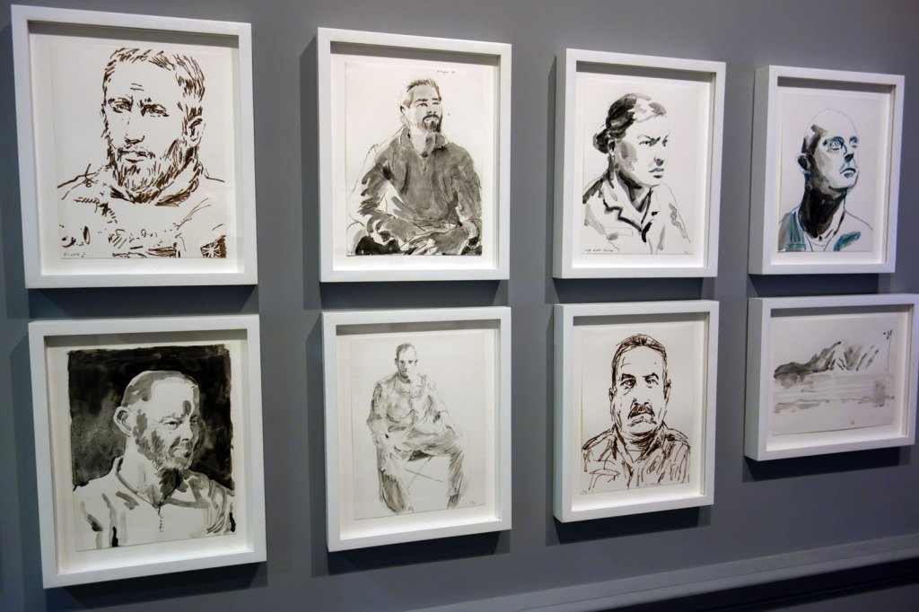 Installation view of the exhibition 'Ben Quilty: After Afghanistan' at the Castlemaine Art Gallery