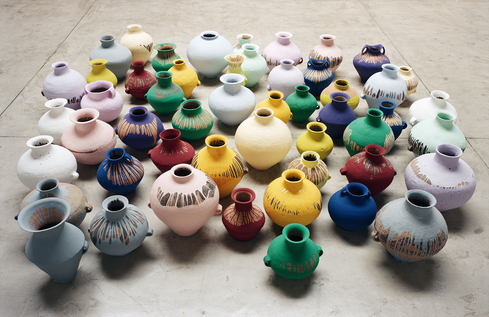 Ai Weiwei (Chinese, b. 1957) 'Coloured Vases' 2006