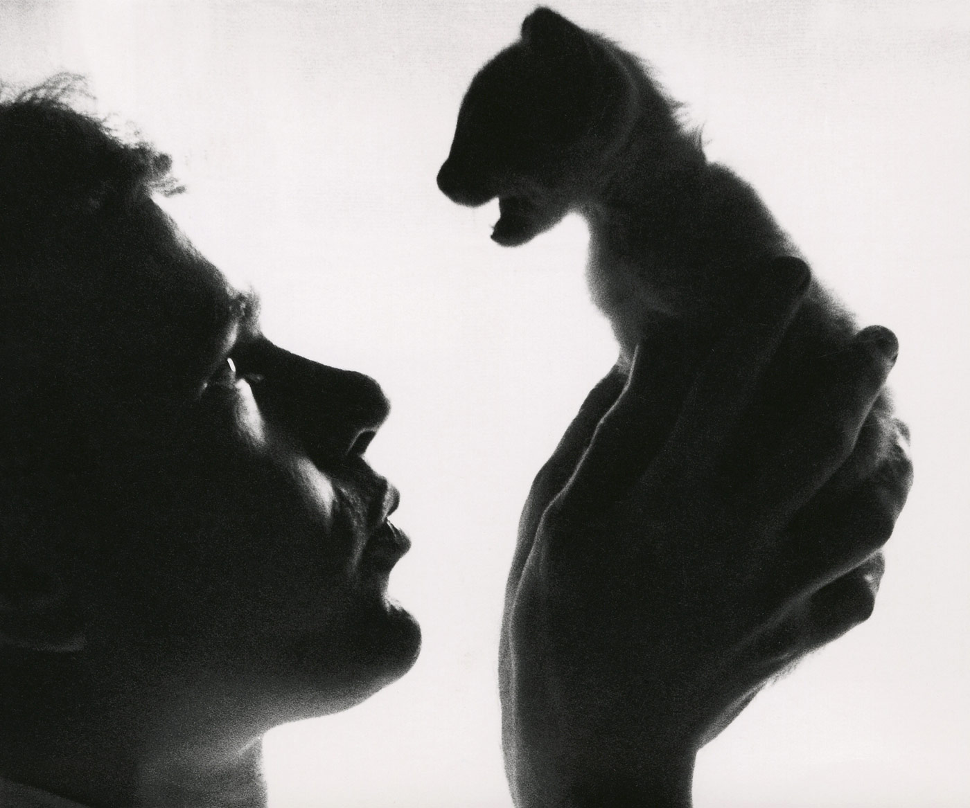 Edward Wallowitch (American, 1933-1981) 'Andy Warhol Holding Kitten' 1957
