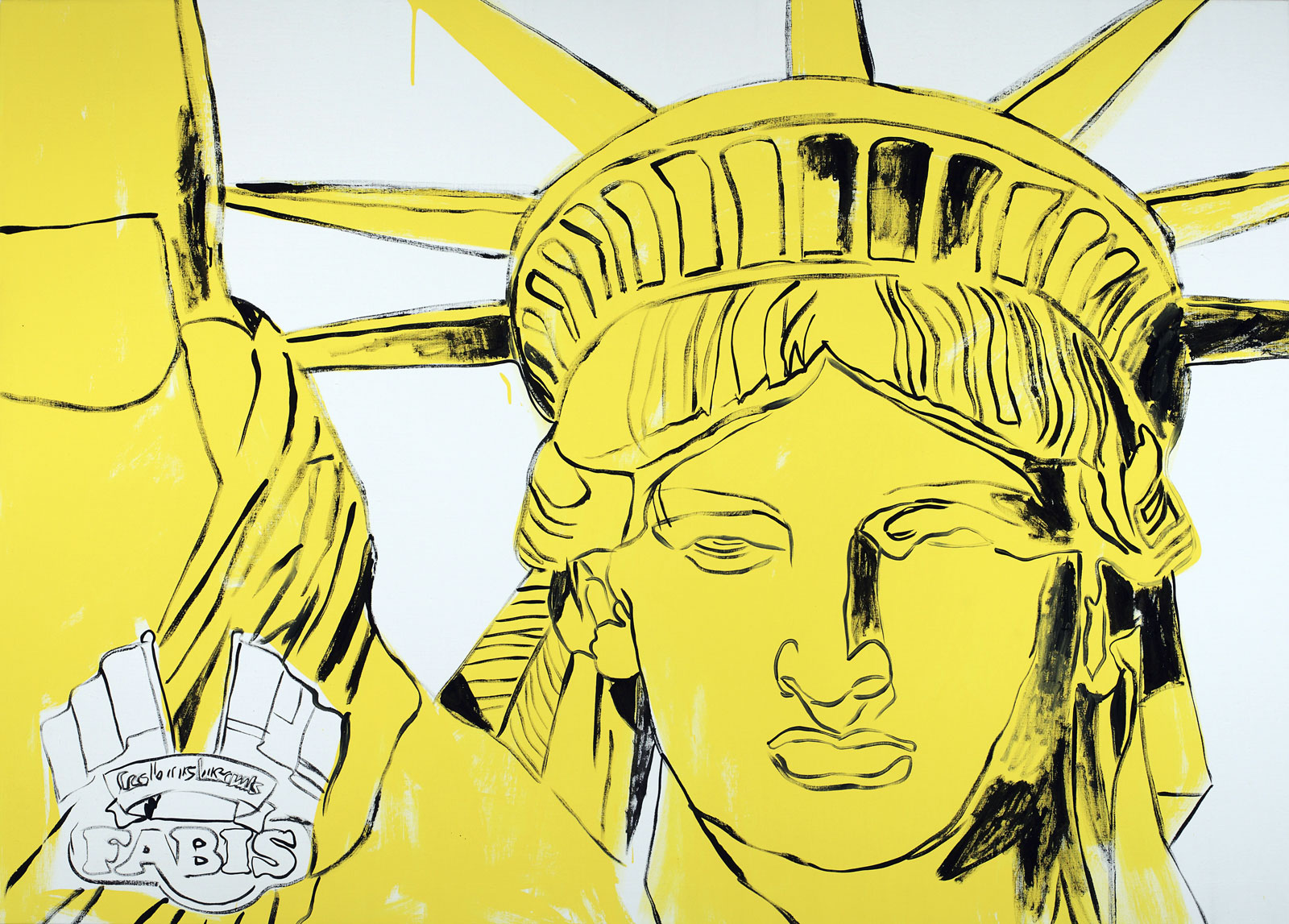 Andy Warhol (American, 1928-1987) 'Fabis Statue of Liberty' 1986