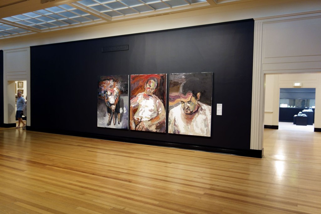 Installation view of the exhibition 'Ben Quilty: After Afghanistan' at the Castlemaine Art Gallery