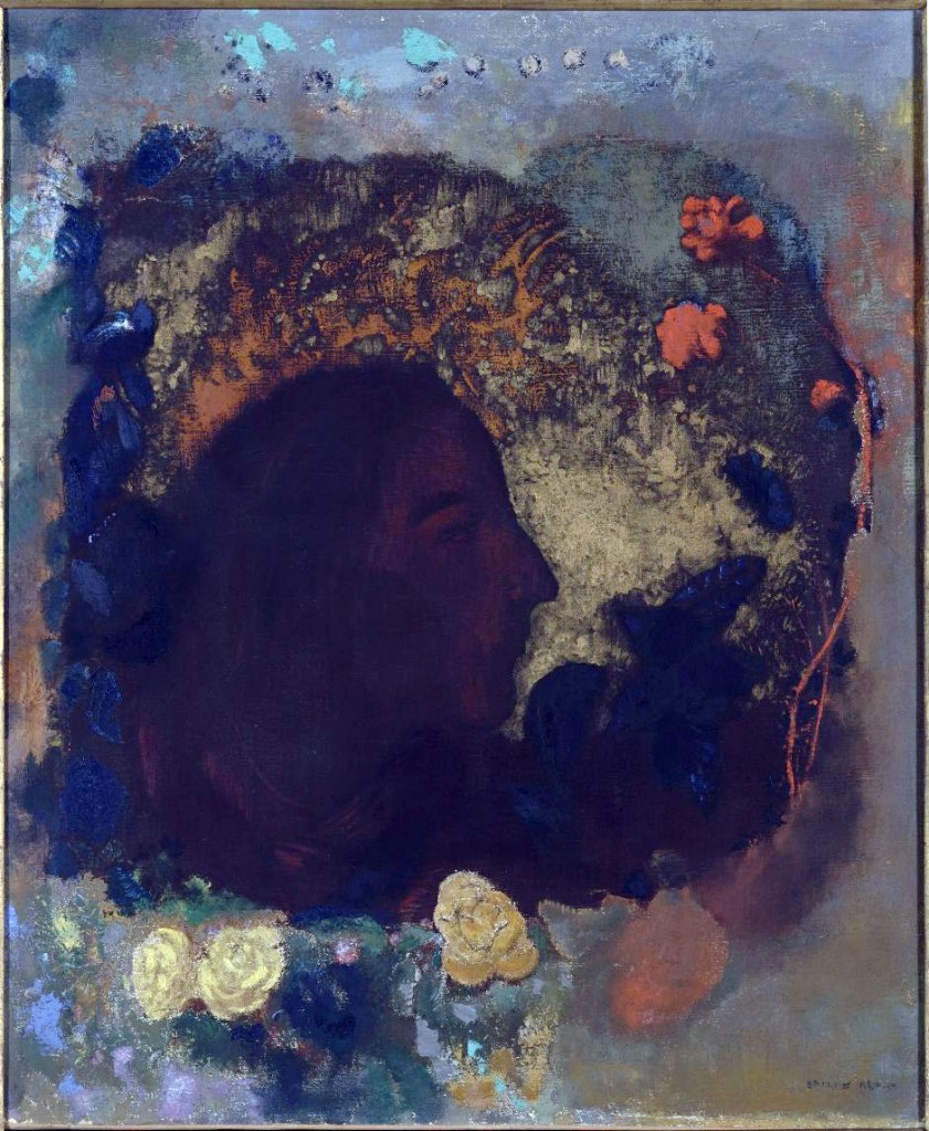 Odilon Redon (French, 1840-1916) 'Portrait de Paul Gauguin' 1903-1906