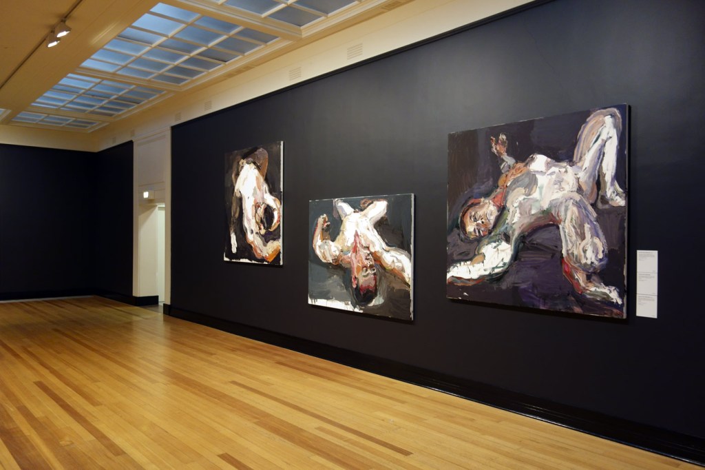 Installation view of the exhibition 'Ben Quilty: After Afghanistan' at the Castlemaine Art Gallery