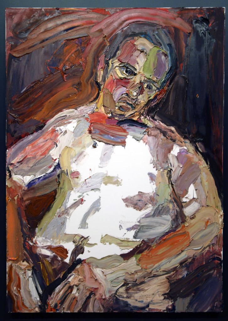 Ben Quilty (Australian, b. 1951) 'Trooper Daniel Westcott, after Afghanistan' 2012 (installation view) Ben Quilty (Australian, b. 1951) 'Trooper Daniel Westcott, after Afghanistan' 2012 (installation view)