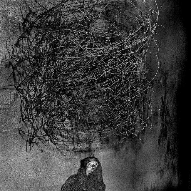 Roger Ballen (South African born America, b. 1950) 'Twirling Wires' 2001