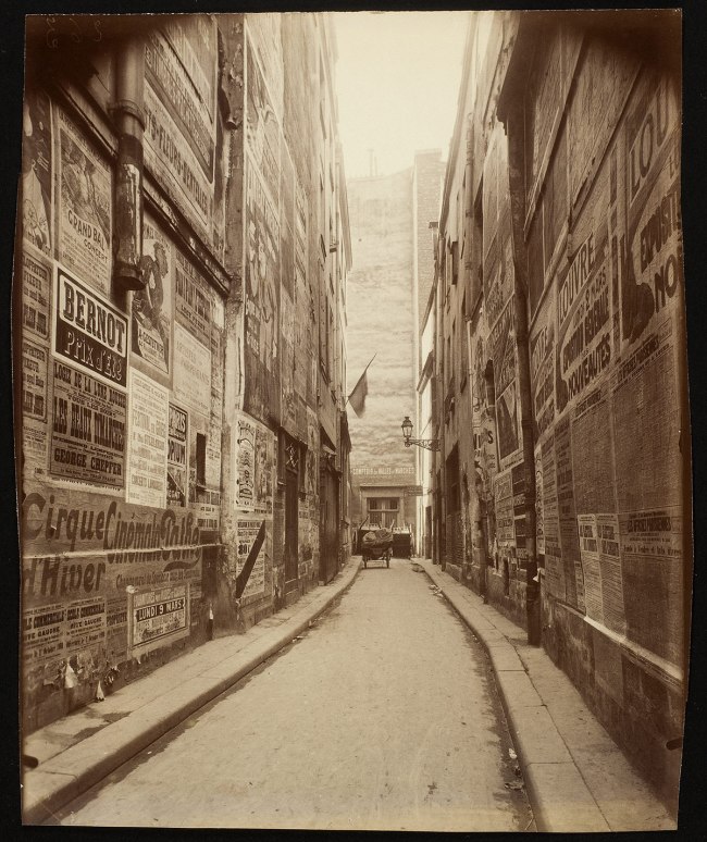 Eugène Atget (French, 1857-1927) 'Impasse des Bourdonnais' c. 1908