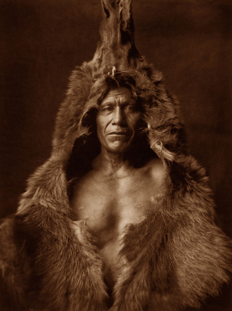 Edward S. Curtis (American, 1868-1952) 'Bear's Belly – Arikara' 1908