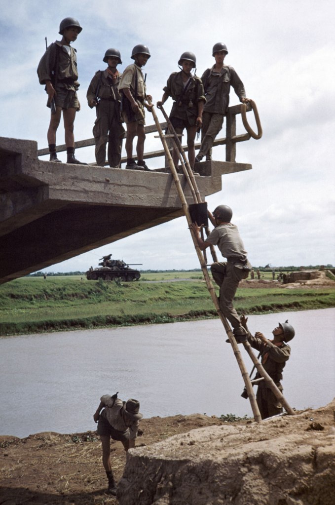 Robert Capa (American, 1913-1954) 'West of Namdinh, Indochina (Vietnam)' May 1954