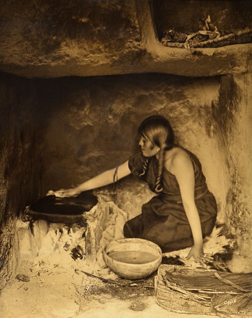 Edward S. Curtis (American, 1868-1952) 'The Piki Maker' 1906