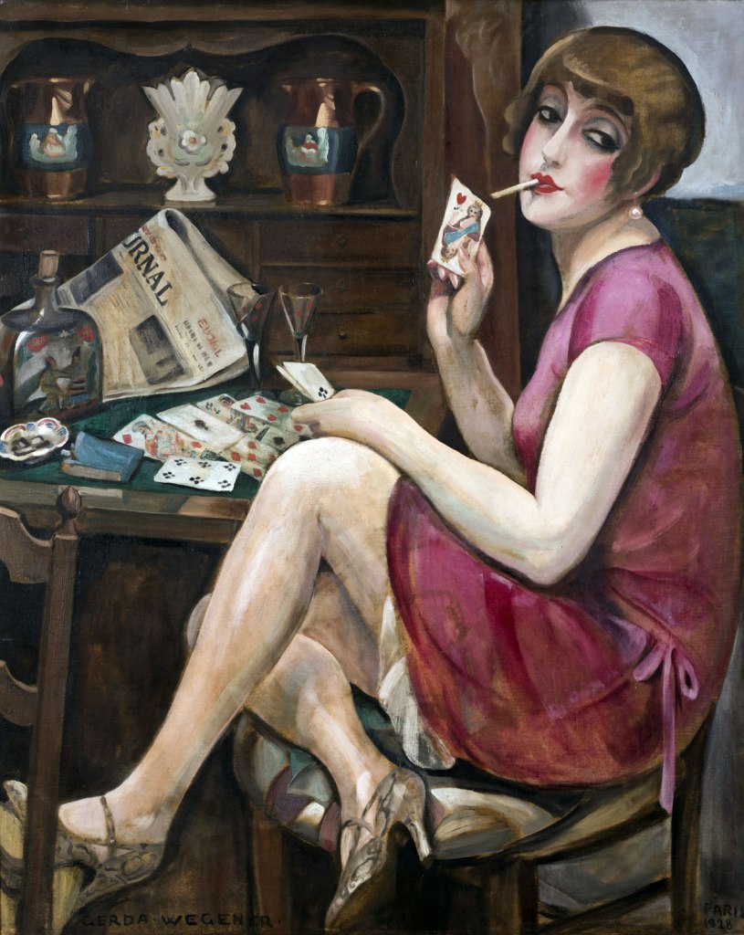 Gerda Wegener (Danish, 1886-1940) 'Queen of Hearts (Lili)' 1928 Gerda Wegener (Danish, 1886-1940) 'Queen of Hearts (Lili)' 1928