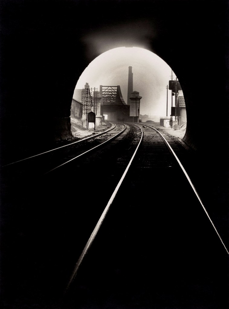 François Kollar (French born Slovakia, 1904-1979) 'Bouche du tunnel Sainte-Catherine, Sotteville-lés-Rouen' (St. Catherine tunnel mouth, Sotteville-lés-Rouen) 1931-1932