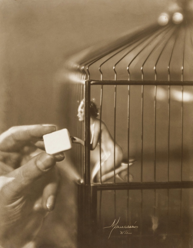 Atelier Manassé. 'Mein Vogerl / My bird' c. 1928