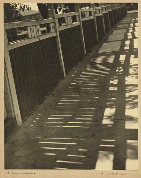 Max Dupain (Australia 1911 - 1992) 'Design - suburbia' 1933