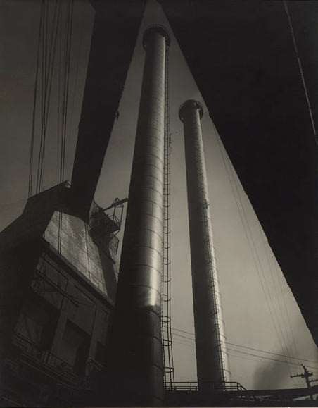 Max Dupain (Australian, 1911 - 1992) '(Factory chimney stacks)' 1940