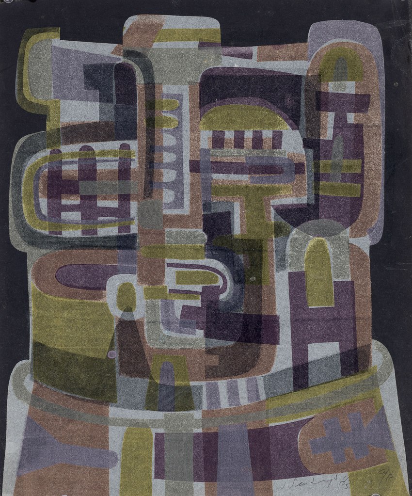 Jan Senbergs (born Latvia 1939, arrived Australia 1950, died Melbourne 2024) 'Head' 1963