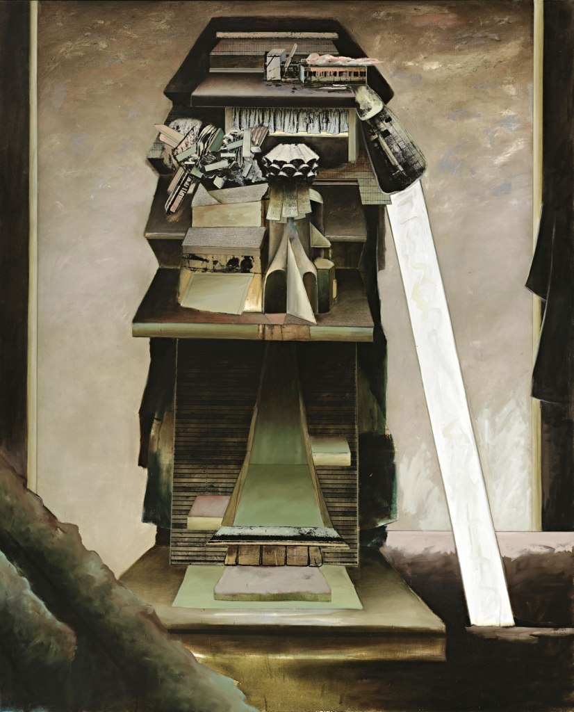 Jan Senbergs (born Latvia 1939, arrived Australia 1950, died Melbourne 2024) 'Fort 2' 1973