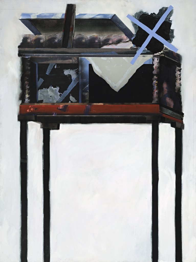 Jan Senbergs (born Latvia 1939, arrived Australia 1950, died Melbourne 2024) 'Observation post 2' 1968 