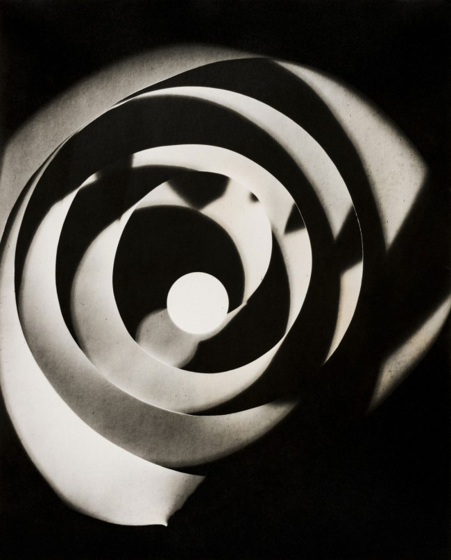 Man Ray (American, 1890-1976) 'Rayograph (spiral)' 1923