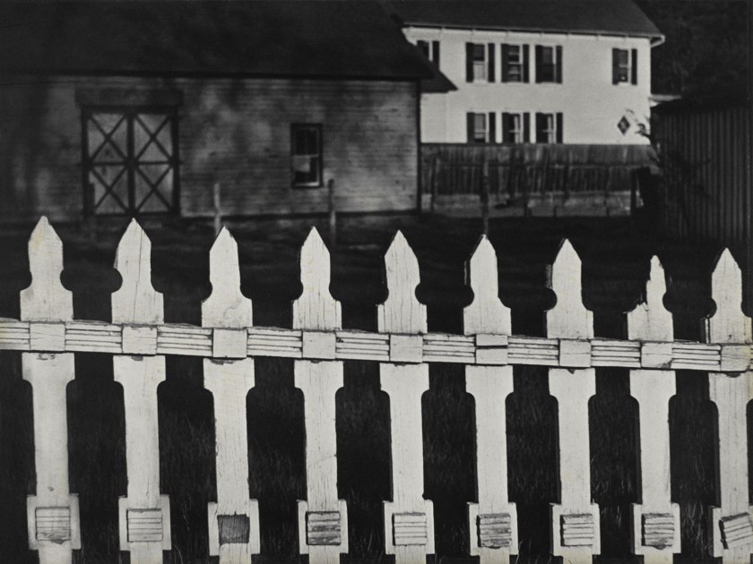 Paul Strand (American, 1890 - 1976) 'White Fence, Port Kent, New York' 1916 (negative); 1945 (print)