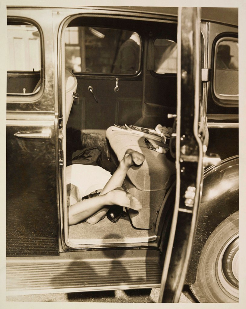 Unknown photographer (American) '[Automobile Murder Scene]' c. 1935