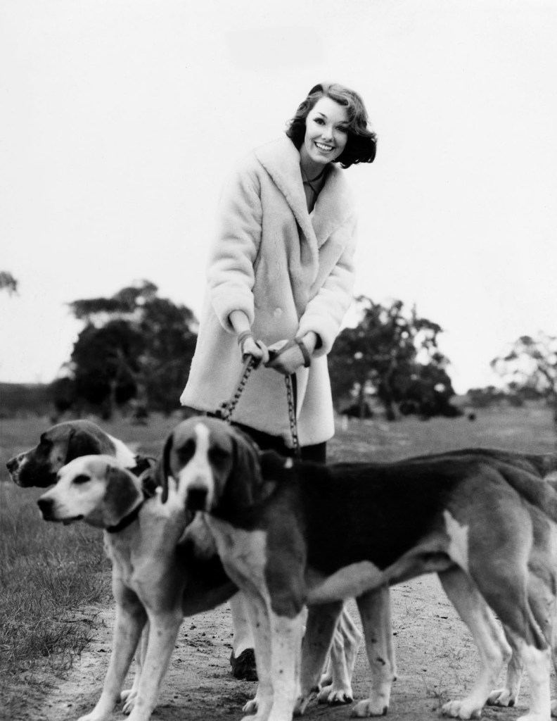 Henry Talbot (Germany 1920 - Australia 1999, Australia from 1940) 'No title (Fashion illustration model wearing a three-quarter length coat)' 1961-1966