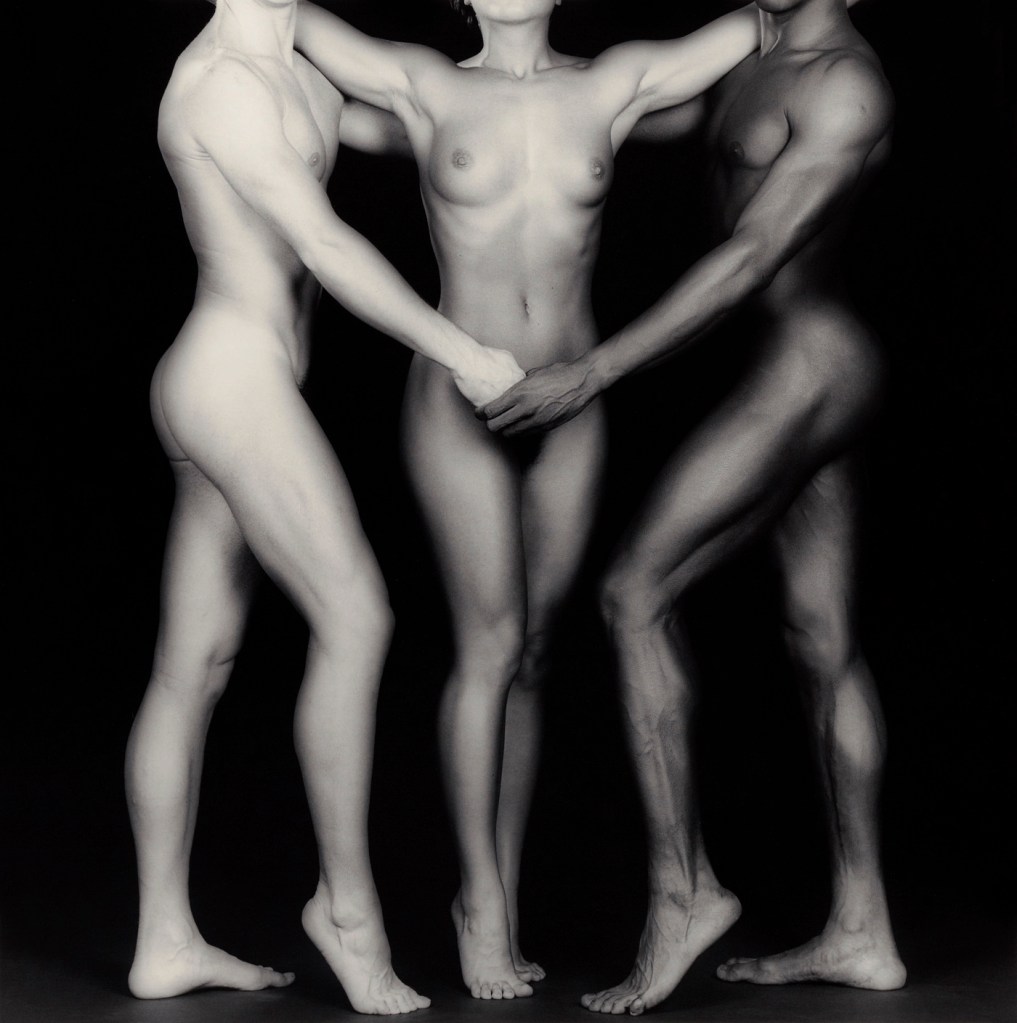 Robert Mapplethorpe (American, 1946-1989) 'Ken and Lydia and Tyler' 1985