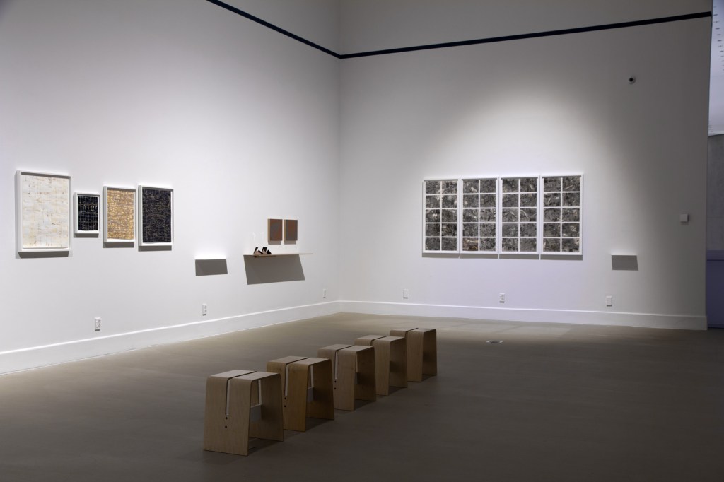 Installation view of the exhibition Emanations: The Art of the Cameraless Photograph at the Govett-Brewster Art Gallery