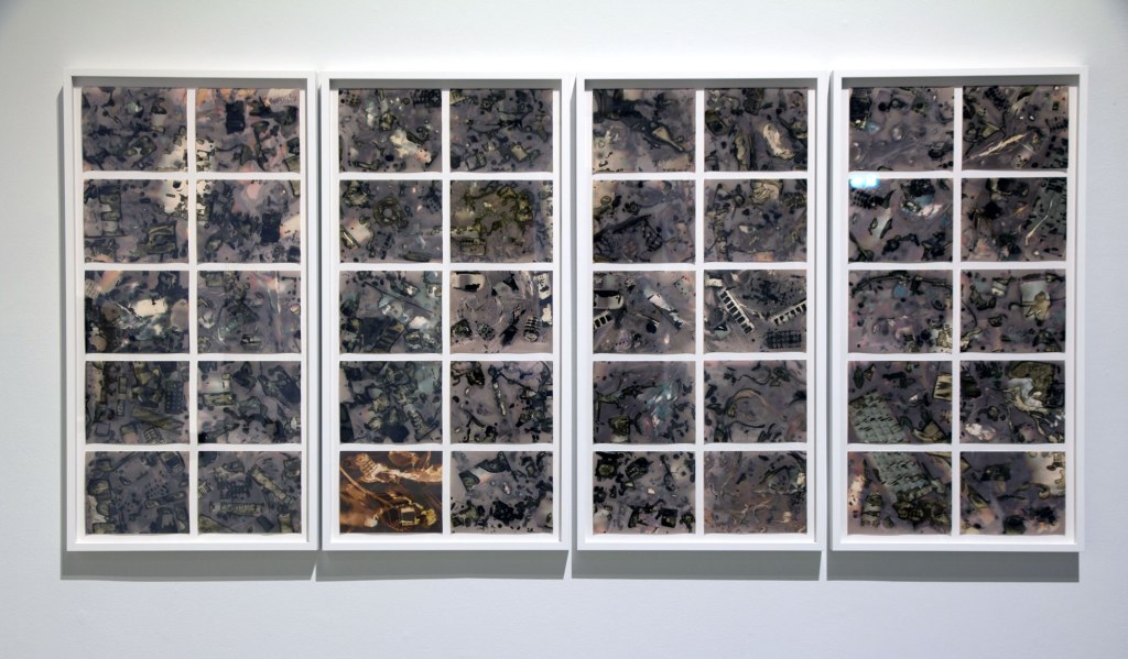 Installation view of Lynn Cazabon (US) 'Diluvian' 2010-13