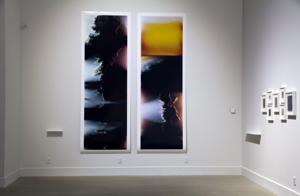 Installation view of the exhibition 'Emanations: The Art of the Cameraless Photograph' at the Govett-Brewster Art Gallery