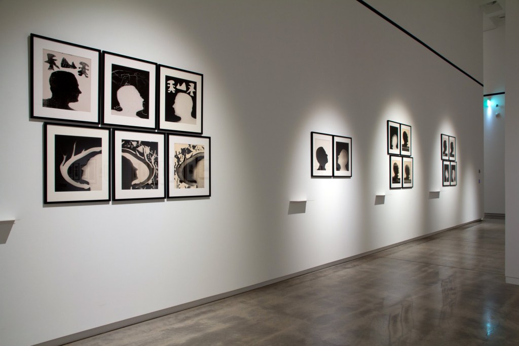 Installation view of the exhibition 'Emanations: The Art of the Cameraless Photograph' at the Govett-Brewster Art Gallery