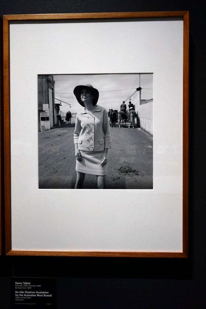 Henry Talbot (Germany 1920 - Australia 1999, Australia from 1940) 'No title (Fashion illustration for the Australian Wool Board) (installation photo)' 1968, printed 2016 (installation view)