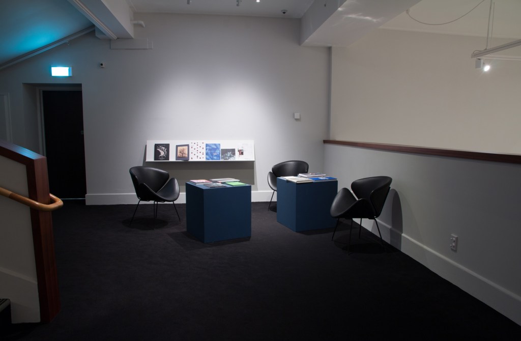 Installation view of the exhibition 'Emanations: The Art of the Cameraless Photograph' at the Govett-Brewster Art Gallery