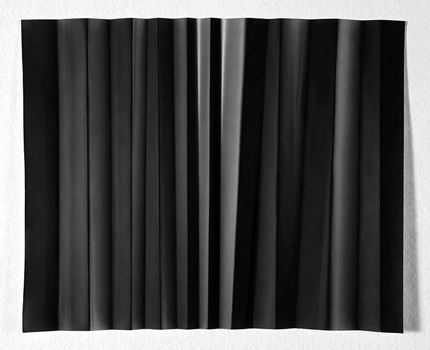 Lisa Clunie (New Zealand) ‘Fold I’ 2014 from the exhibition 'Emanations: The Art of the Cameraless Photograph' at the Govett-Brewster Art Gallery/Len Lye Centre, New Plymouth, New Zealand, April - August, 2016 Lisa Clunie (New Zealand) ‘Fold I’ 2014 from the exhibition 'Emanations: The Art of the Cameraless Photograph' at the Govett-Brewster Art Gallery/Len Lye Centre, New Plymouth, New Zealand, April - August, 2016