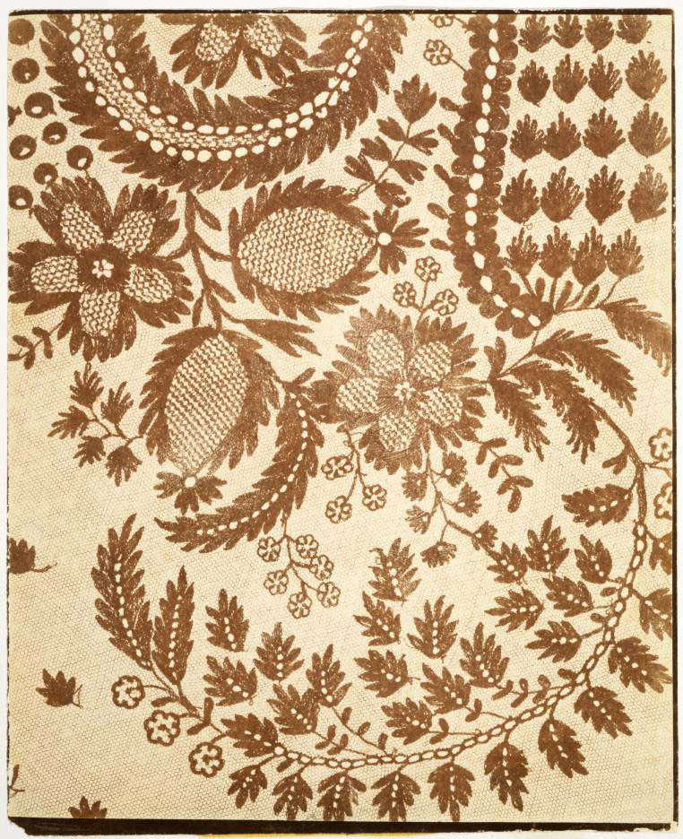 William Henry Fox Talbot (British, 1800-1877) 'Lace' c. 1845