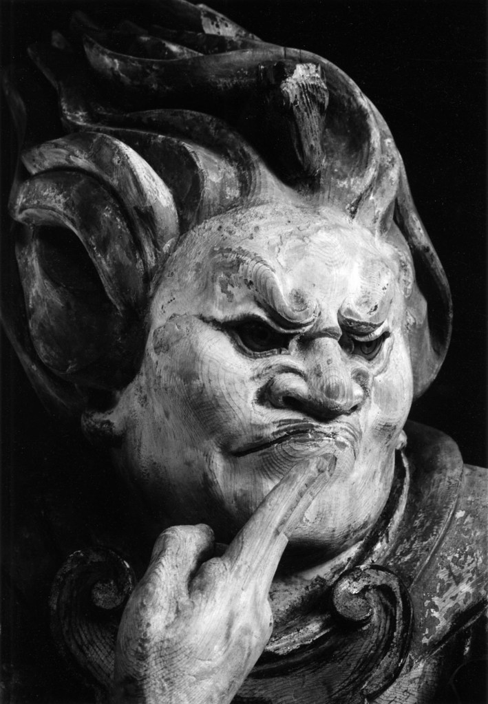 Ken Domon (Japanese, 1909-1990) 'Ushi (Bue), dai dodici guardiani (jūnishinshō) del Murōji' [Ushi (Ox), one of the twelve guardians (jūnishinshō) of Muroji] 1941-1943