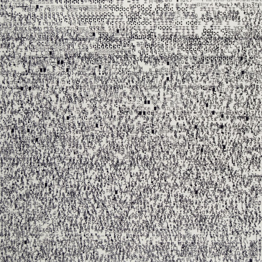 Andreas Muller-Pohle (German, b. 1951) 'Digital scores V (after Nicephore Niepce)' 2001