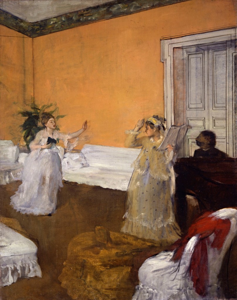 Edgar Degas (French, 1834-1917) 'The song rehearsal' c. 1872–1873