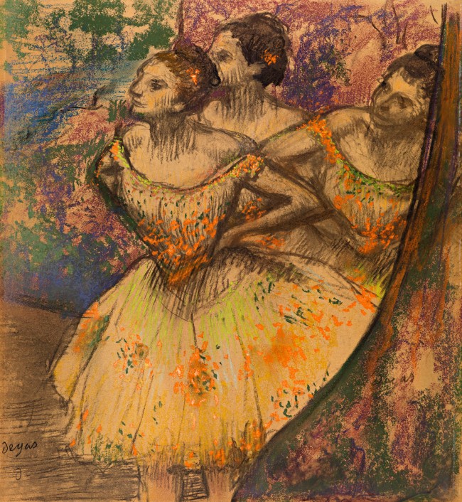 Edgar Degas (French, 1834-1917) 'Three dancers' 1896-1905