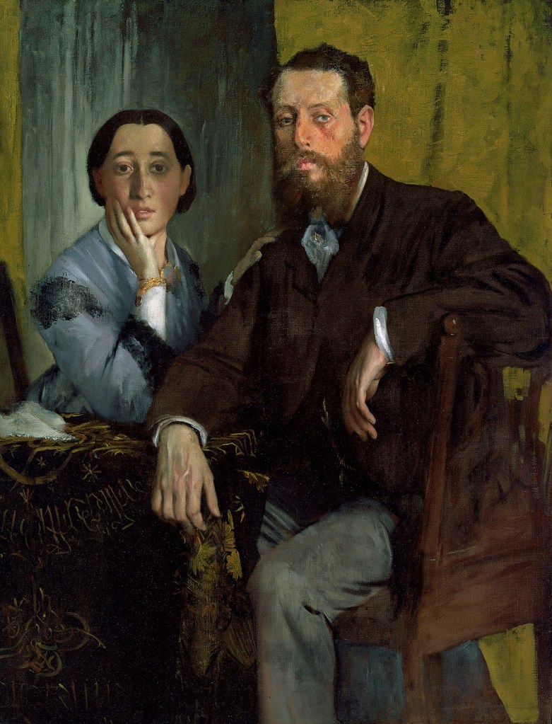 Edgar Degas (French, 1834-1917) 'Edmondo and Thérèse Morbilli' c. 1865