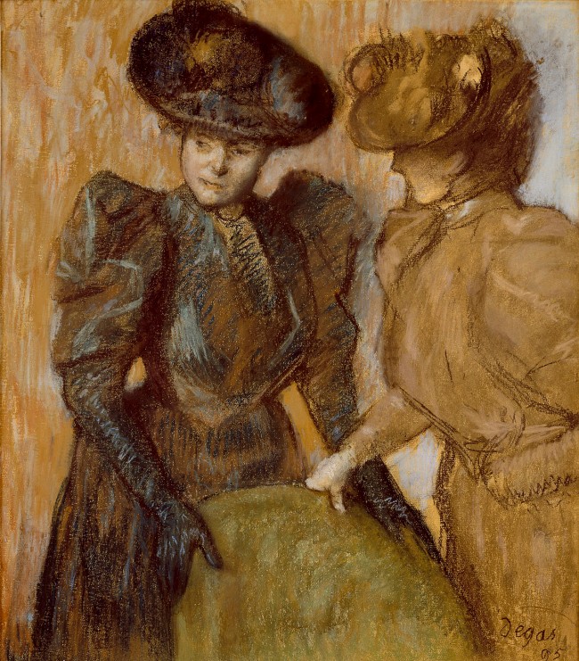 Edgar Degas (French, 1834-1917) 'The Conversation' 1895