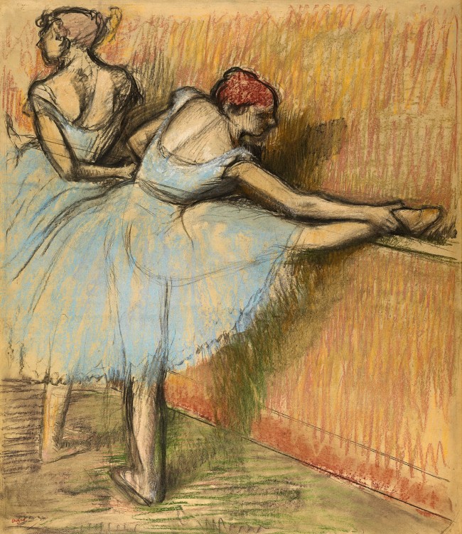 Edgar Degas (French, 1834-1917) 'Dancers at the barre' 1900