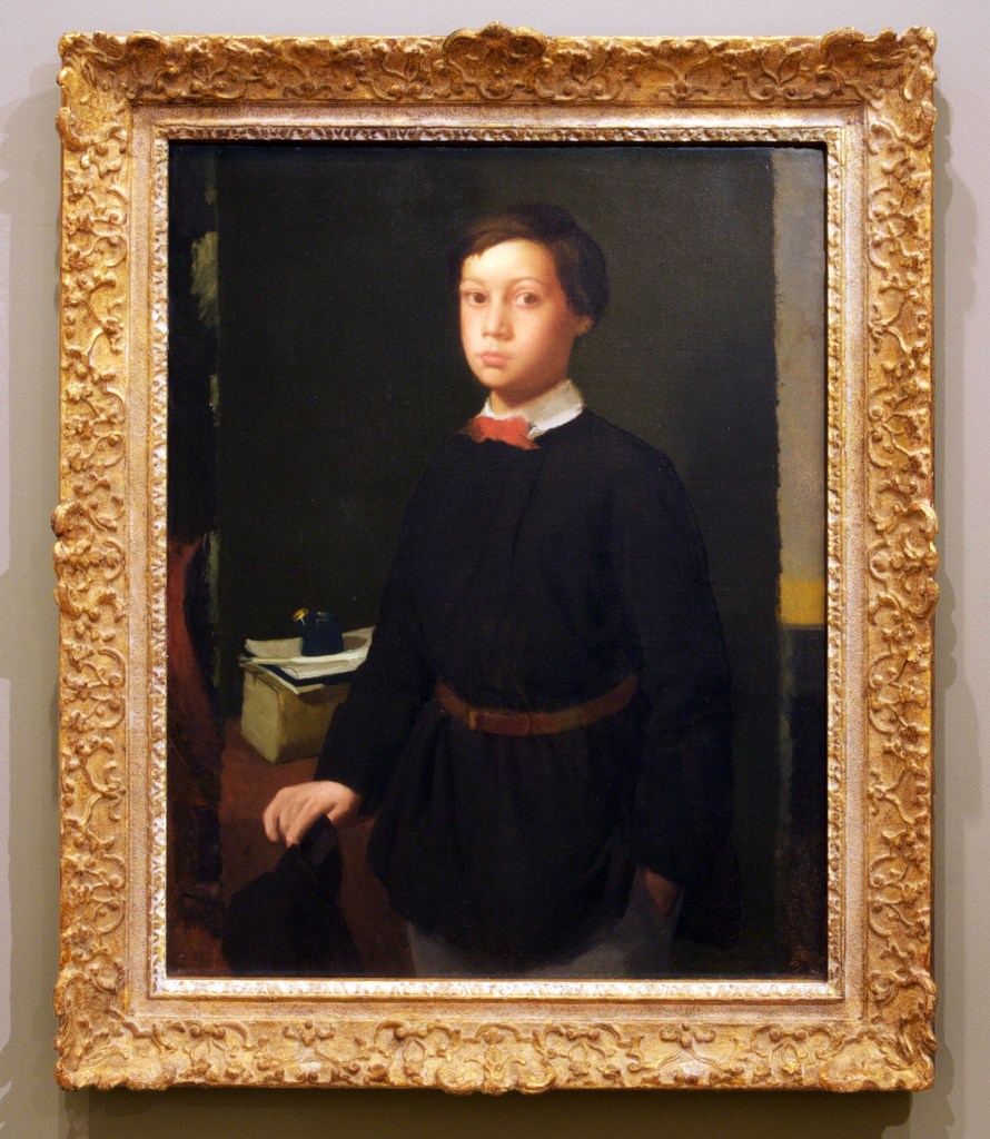 Edgar Degas (French, 1834-1917) 'René De Gas' 1855 (installation view)