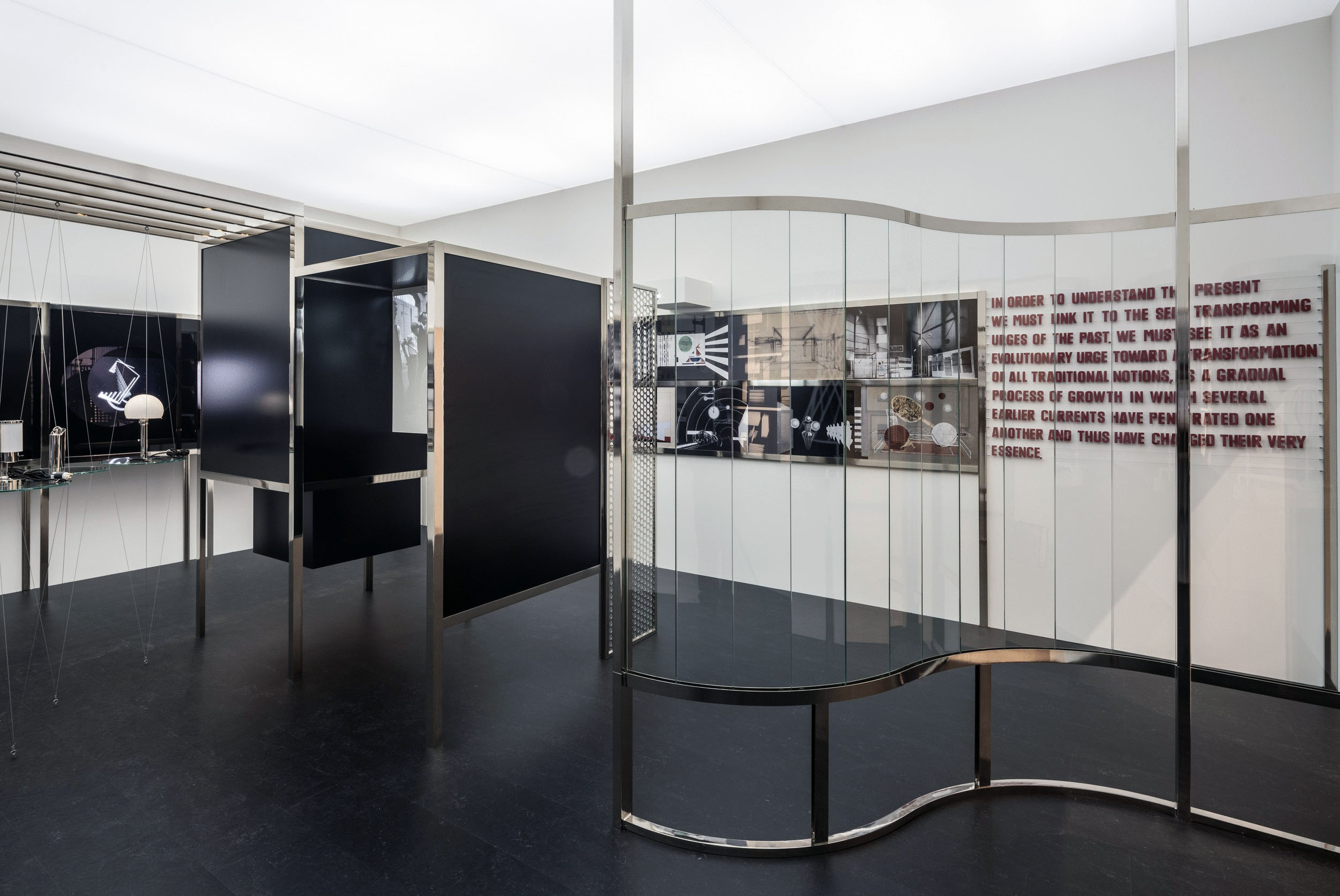 László Moholy-Nagy. 'Room of the Present (Raum der Gegenwart)' constructed in 2009 from plans and other documentation dated 1930