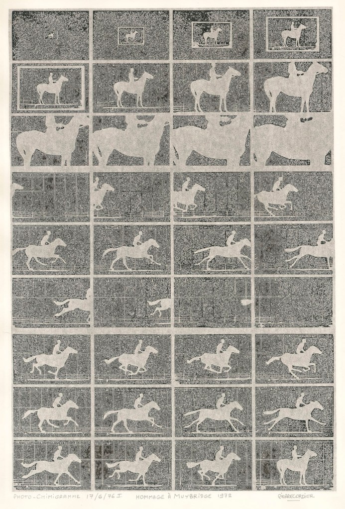 Pierre Cordier (Belgian, b. 1933) 'Photo-Chimigramme 17/6/76 I "Hommage à Muybridge 1972"' 1976