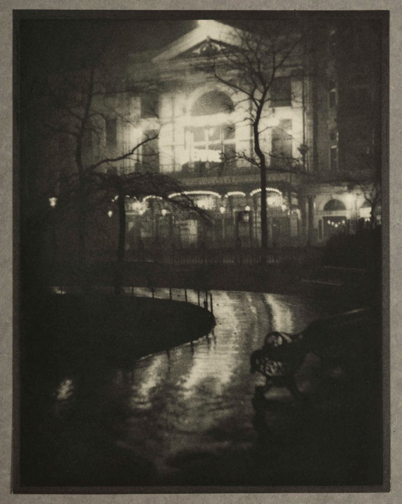 Alvin Langdon Coburn (American, 1882-1966) 'Leicester Square (The Old Empire Theatre)' 1908, published 1909
