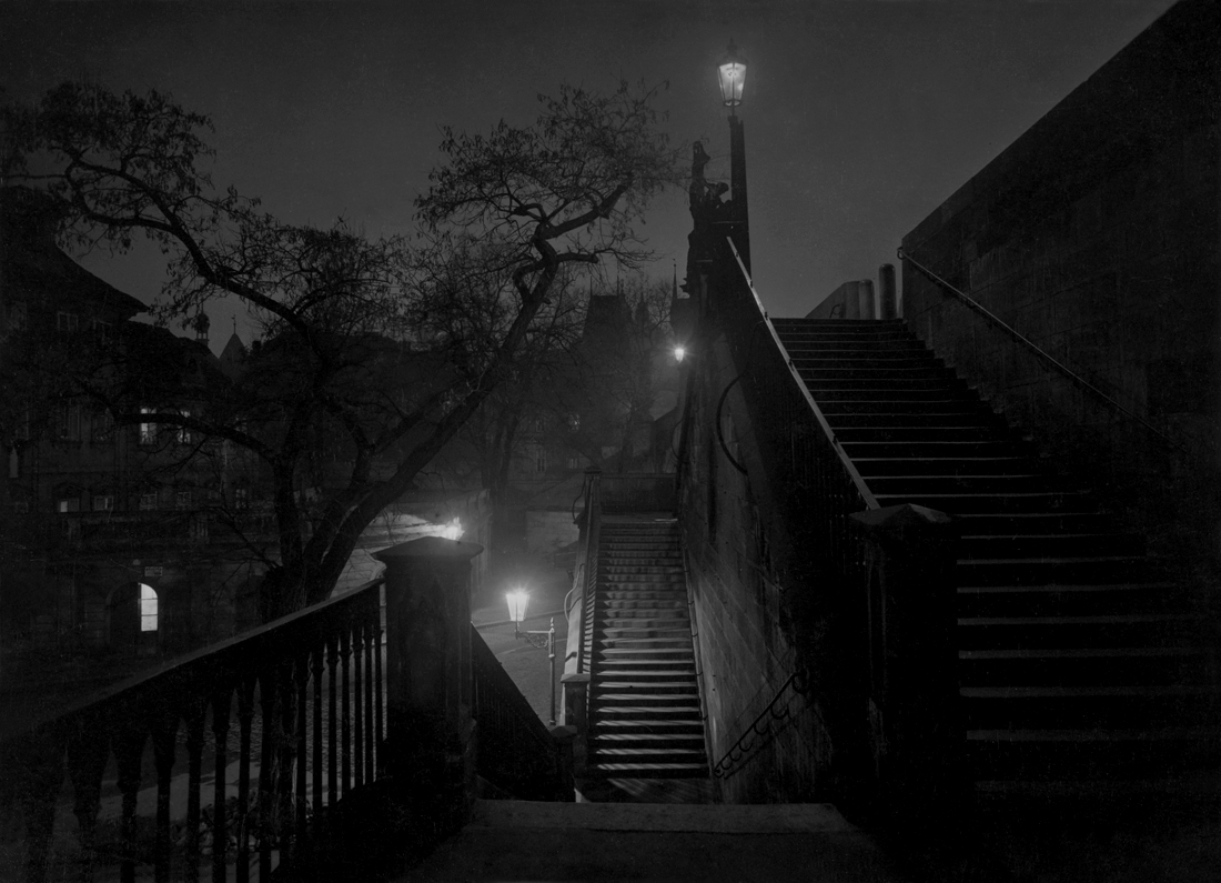 Josef Sudek (Czech, 1896-1976) 'Prague pendant la nuit' [Prague at night] c. 1950-1959