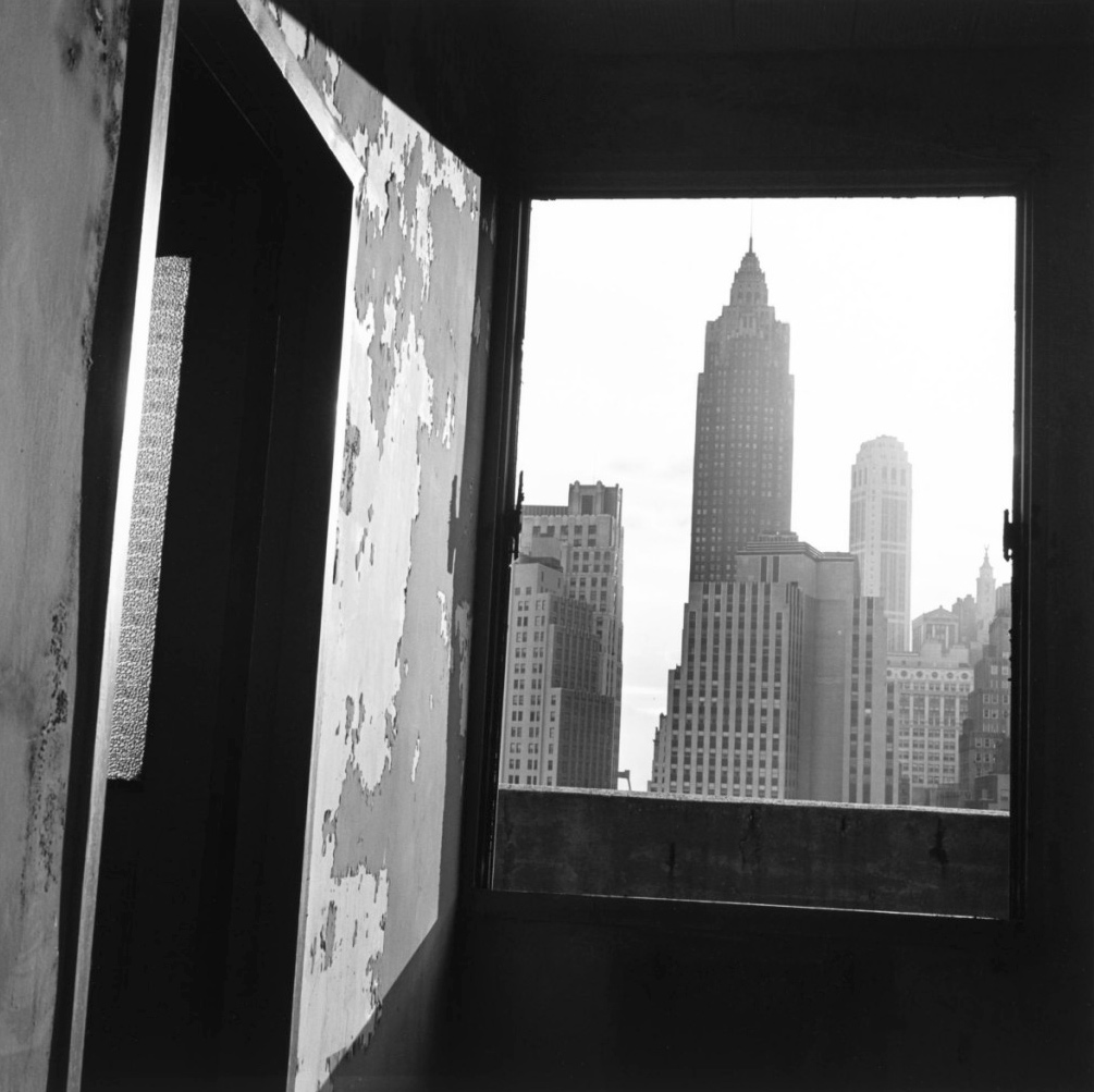 Danny Lyon (American, b. 1942) 'View South from 100 Gold Street, New York' 1967 