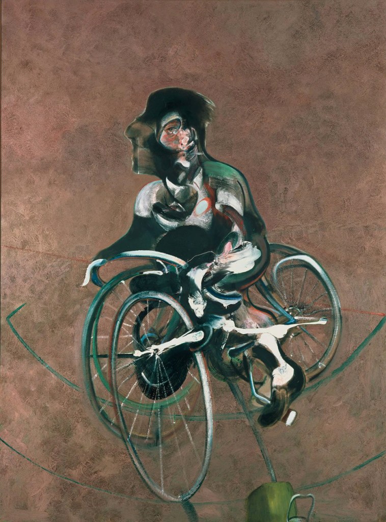 Francis Bacon (British born Ireland, 1909-1992) 'Portrait of George Dyer Riding a Bicycle' 1966